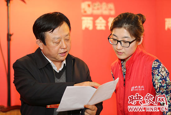全國人大代表喬彬接受映象網(wǎng)采訪。
