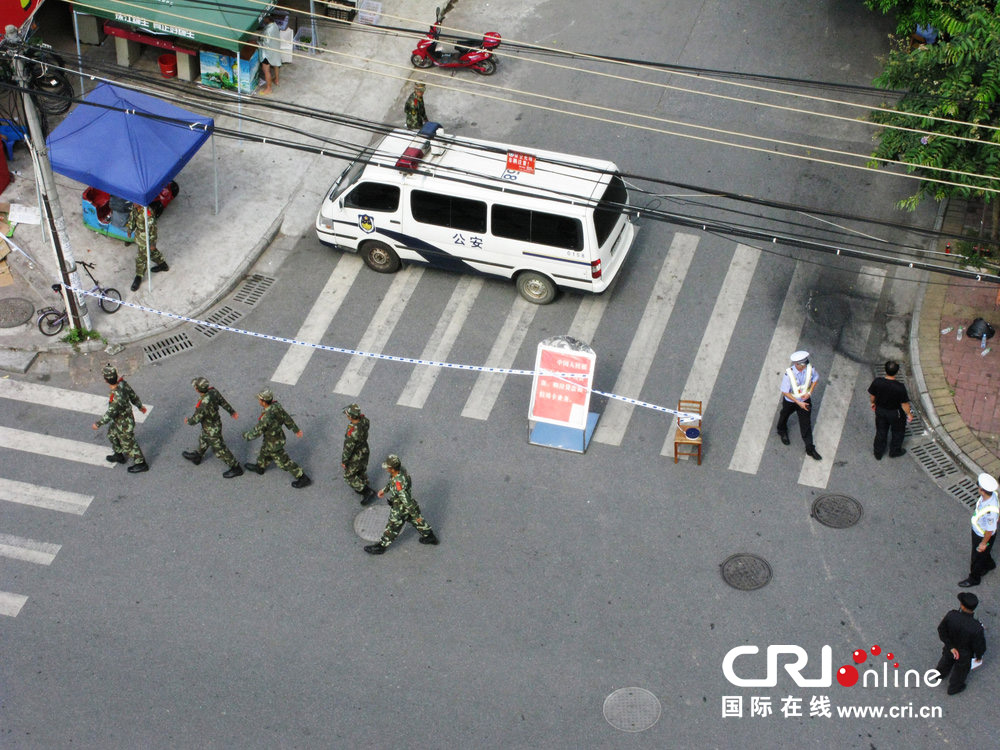 2013年07月10日，廣西壯族自治區(qū)北海市，武警巡邏。圖片來源：飛影/CFP