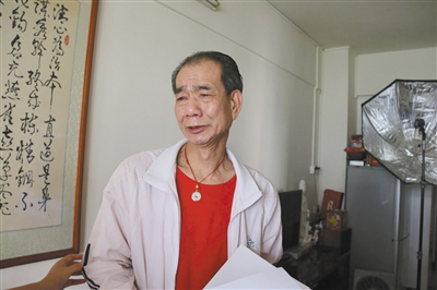 嫖娼事件后，區(qū)少坤向記者訴說委屈，他說：“這是一個圈套”。李根 攝