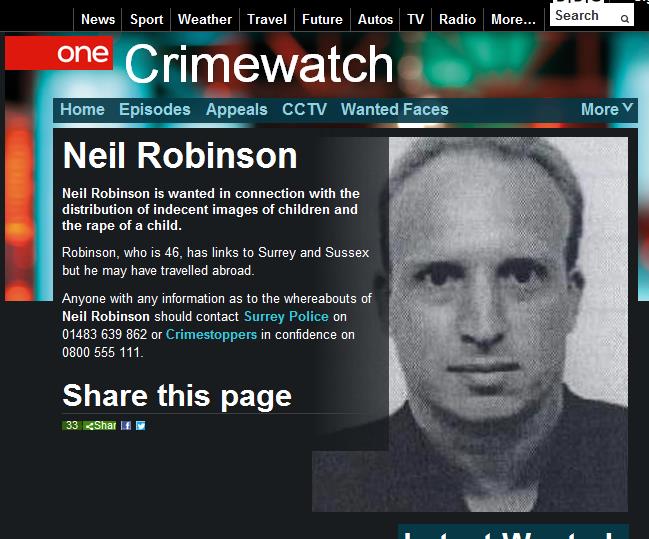 據(jù)英國(guó)廣播公司（BBC）網(wǎng)站消息，英國(guó)警方正在通緝一名涉嫌傳播淫穢兒童照片和性侵兒童的逃犯，有跡象顯示，他有可能潛伏在中國(guó)北京的國(guó)際學(xué)校當(dāng)老師。
