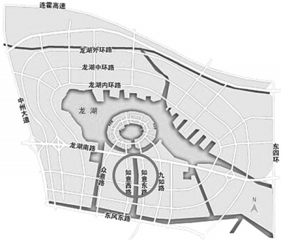 鄭州龍湖區(qū)域6塊商業(yè)用地拍賣遇冷，全部以起始價成交最貴的一塊不過888.09萬/畝，僅為8月龍湖“地