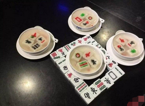 來碗清一色！火鍋店推出創(chuàng)意麻將湯圓