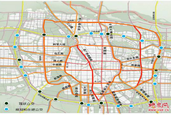 兩環(huán)十七放射景觀廊道建設(shè)。