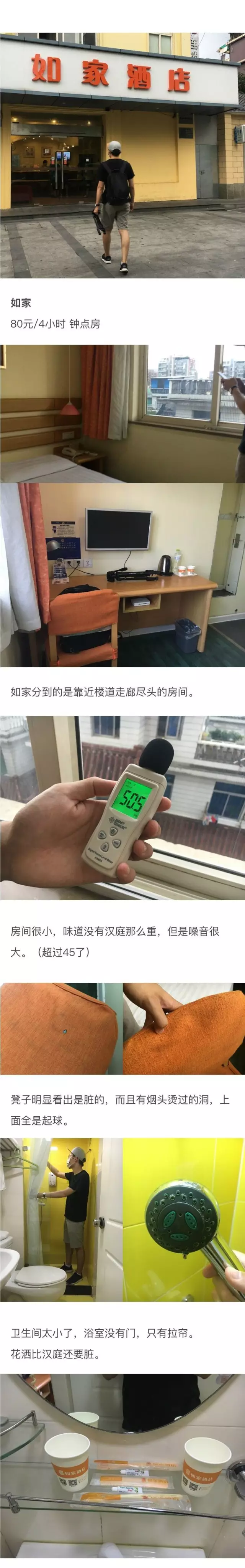 快捷酒店究竟有多臟？網(wǎng)友在7家酒店開房實測
