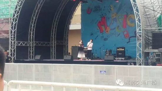 河南交通廣播主持人佳音、彎彎、朱浩都登上了優(yōu)放舞臺(tái)，優(yōu)放，交廣在這里！