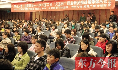 2日晚上，在鄭州升達(dá)大學(xué)校園內(nèi)，2013第二屆“天基杯”職業(yè)精英挑戰(zhàn)賽啟動(dòng)