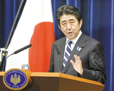  日本首相安倍晉三。