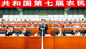 月16日，第七屆全國農(nóng)民運(yùn)動(dòng)會開幕式在南陽市體育場隆重舉行