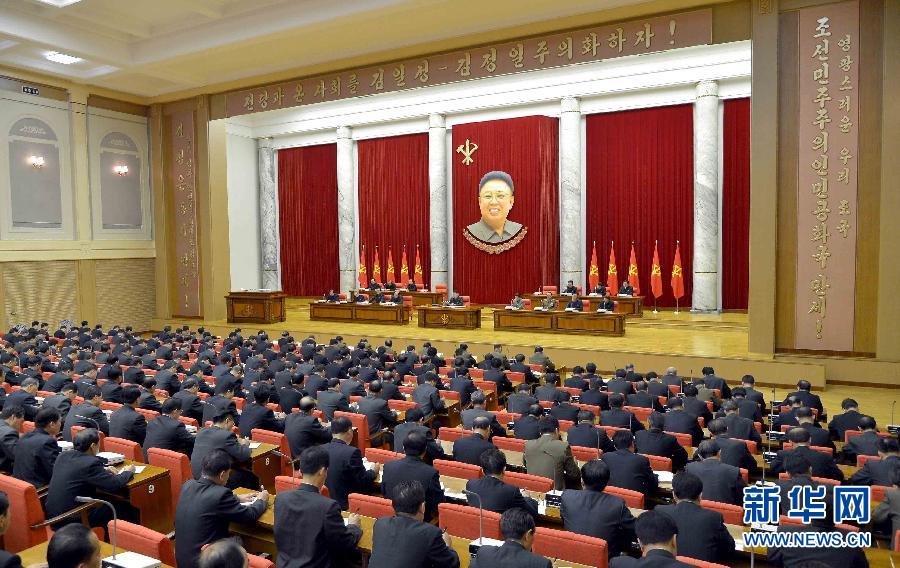 據(jù)朝中社12月9日提供的照片顯示，12月8日，朝鮮勞動黨中央政治局?jǐn)U大會議在平壤舉行。