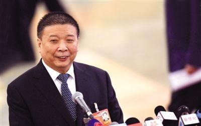 國(guó)土資源部部長(zhǎng)姜大明。新華社記者