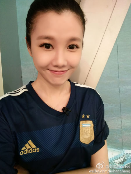 今夜，“烏賊劉”穿上了阿根廷球衣