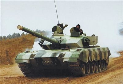 陸軍99改主戰(zhàn)坦克。