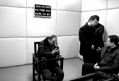 1月5日，犯罪嫌疑人馬永平在接受審訊。