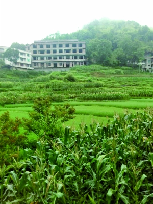 湖南新邵縣迎光鄉(xiāng)上沙溪村支書彭承雙家新蓋的房子。