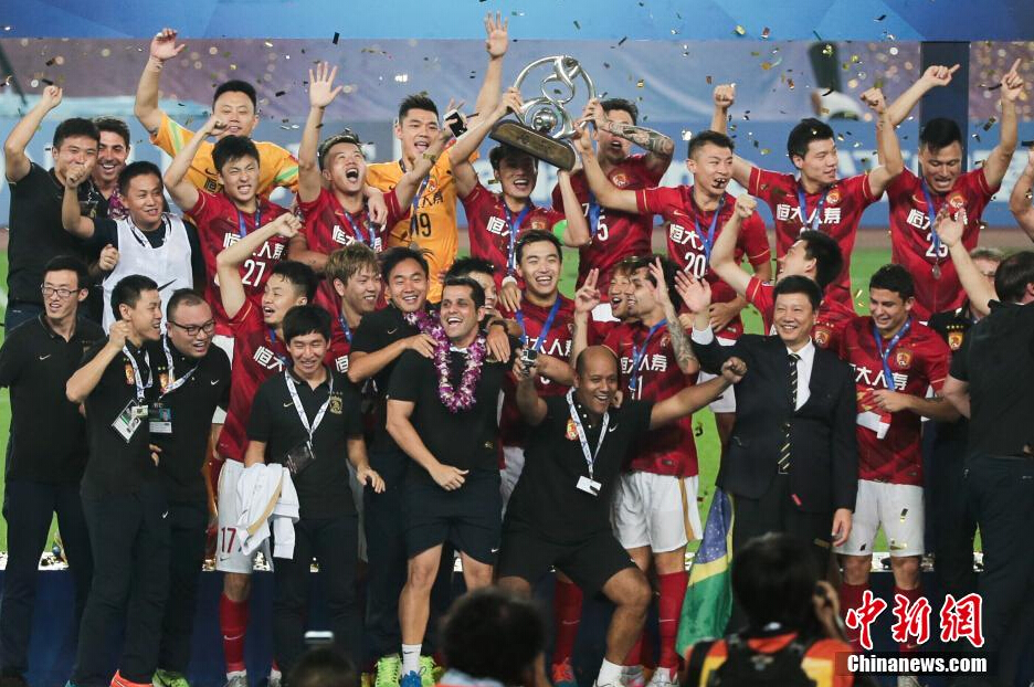恒大隊主場1球獲勝，三年內(nèi)第二次獲得亞冠冠軍。