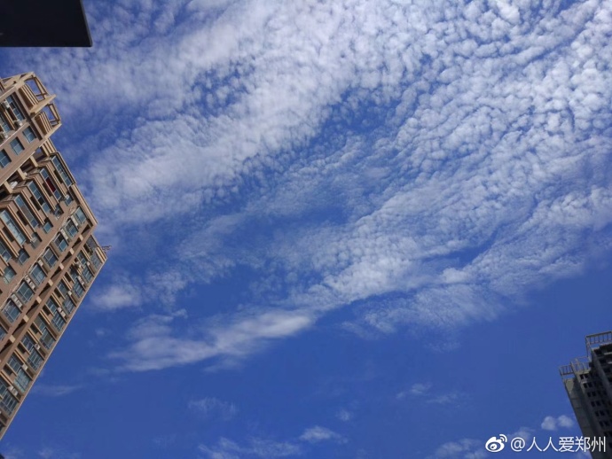 又被鄭州的藍(lán)天刷屏！隨便一拍就是手機壁紙
