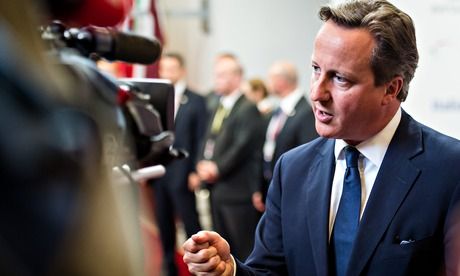 　資料圖：英國首相卡梅倫。