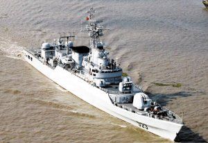 中國海軍053H3江衛(wèi)II型護(hù)衛(wèi)艦。
