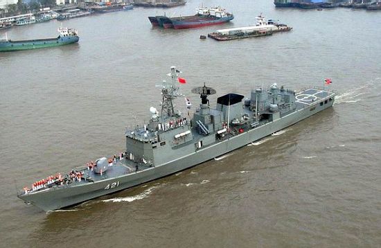 資料圖：中國為泰國建造的納萊頌恩級護(hù)衛(wèi)艦。