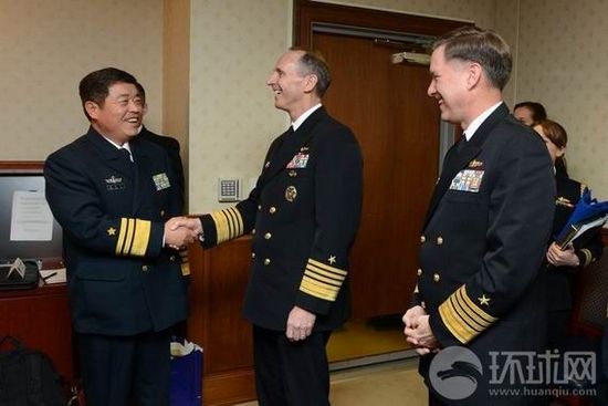 解放軍海軍副司令訪美談及環(huán)太軍演。